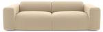 Couchgarnitur POGNI 2er-Set Beige - Textil - 97 x 73 x 205 cm