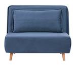 Umwandelbarer Sessel ANTONE Blau - Textil - 91 x 82 x 108 cm