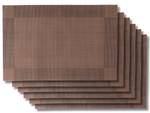 Tischset 204027 6er Set Braun - Kunststoff - 31 x 2 x 1 cm