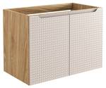 Schrank unter waschbecken LUXOR CUW80 2D Beige