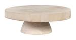 Table décorative Pia Marron - Métal - Bois massif - 30 x 11 x 30 cm