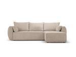 Schlaf-Ecksofa + Box KAELLE 4 Sitzplätze Beige