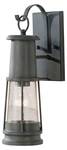 Wandlampe SAMMY Grau - Glas - Metall - 12 x 41 x 17 cm