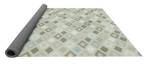 Outdoor-Teppich Grids Taupe Grau - Textil - 200 x 5 x 135 cm