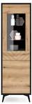 Vitrinenschrank DIAMOND SC54 2D Beige - Holzwerkstoff - Kunststoff - 54 x 179 x 39 cm