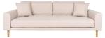 Sofa Lido Braun - Holz teilmassiv - 210 x 76 x 93 cm