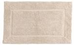 Badematte William Beige - Textil - 60 x 1 x 90 cm