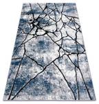 Modern Teppich Cozy 8873 Cracks Blau - Kunststoff - Textil - 120 x 1 x 170 cm