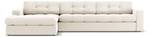 Ecksofa JUSTIN 4 Sitzplätze Beige