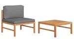 Garten-Lounge-Set (2-teilig) 3006492-2 Dunkelgrau