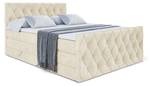 Boxspringbett AMAY KING Ecru - Breite: 160 cm