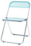 Lot de 2 chaises pliantes Pornainen Bleu clair