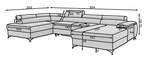 Ecksofa LACANT Grün - Ecke davorstehend rechts