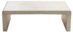 Table basse Tocoa Beige - Pierre - 120 x 40 x 55 cm