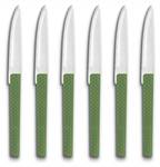 Steakmesser Green Willow (6er-Set) Grün - Metall - Tiefe: 5 cm