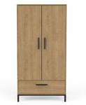 Kleiderschrank Craft Beige - Holzwerkstoff - 50 x 181 x 91 cm