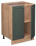 Meuble bas de cuisine Fame-Line 38325 Marron - Vert - Bois manufacturé - 60 x 82 x 51 cm