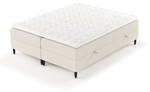 Boxspringbett Malte Beige - Breite: 160 cm - H4