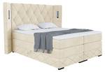 Boxspringbett Manuel Beige - Breite: 206 cm - H4