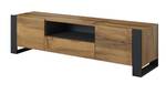 Meuble TV WILLOW Marron - Bois massif - 180 x 48 x 43 cm