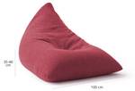 Sitzsack Gaming Triangle XXL Rot