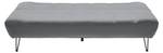 Schlafsofa GELI Grau - Metall - Massivholz - Textil - 192 x 88 x 97 cm