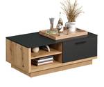 Table basse Synnax Gris - En partie en bois massif - 110 x 41 x 60 cm