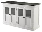 Buffet Halifax 4 Noir - Noir brillant