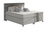 Boxspringbett ELEGANCE Silber / Grau - Silbergrau - Breite: 180 cm