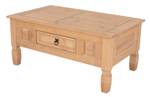 Couchtisch MEXICO Beige - Massivholz - Holzart/Dekor - 100 x 45 x 60 cm