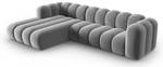 modulares Ecksofa LUPINE 4 Sitzplätze Grau