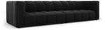 modulares Sofa SERENA 4 Sitzplätze Schwarz