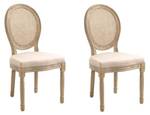 Lot de 2 chaises RICHELIEU Beige