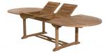 Teakholz Garten Tacle 10/12 Personen Braun - Massivholz - Holzart/Dekor - 120 x 75 x 200 cm