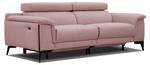 Relaxsofa 3-Sitzer Matera Rot