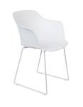 Fauteuil de table Tango Matière plastique / Acier - Blanc