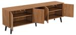 Meuble TV Hedemora Marron - Bois manufacturé - 140 x 46 x 30 cm