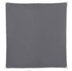 Sonnensegel Quadrat in Grau Grau - Metall - Textil - 300 x 1 x 300 cm