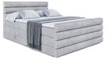 Boxspringbett CELESTIA-Z KING Grau - Breite: 120 cm