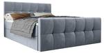 Boxspringbett NATHIE 160x200 Monolith 70 Hellblau