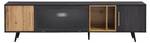 TV-Schrank Raffinierte Eleganz Ⅰ Grau - Holzwerkstoff - Holz teilmassiv - 40 x 55 x 200 cm