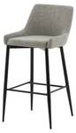 Tabouret de bar PLAZA BS 1NOS Beige - Textile