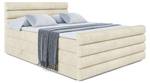 Boxspringbett CELESTIA-Z KING Ecru - Breite: 180 cm