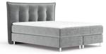 Boxspringbett Minori Grau - Breite: 180 cm