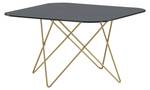 Couchtisch TRISTAR CT80 Schwarz - Gold