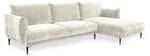 Ecksofa MADISON Stoff Dress Me Creme - Ecke davorstehend rechts