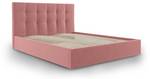 Bett mit Box + Kopfteil PHAEDRA Pink