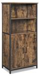 Aufbewahrungsschrank Kingstown Braun - Holzwerkstoff - 35 x 125 x 60 cm