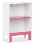 Kinderregal mit 2 Fächern Pink - Weiß - Holzwerkstoff - 48 x 66 x 24 cm