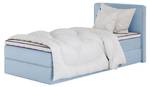 Boxspringbett MITTO CONTI Blau - Breite: 120 cm - H4